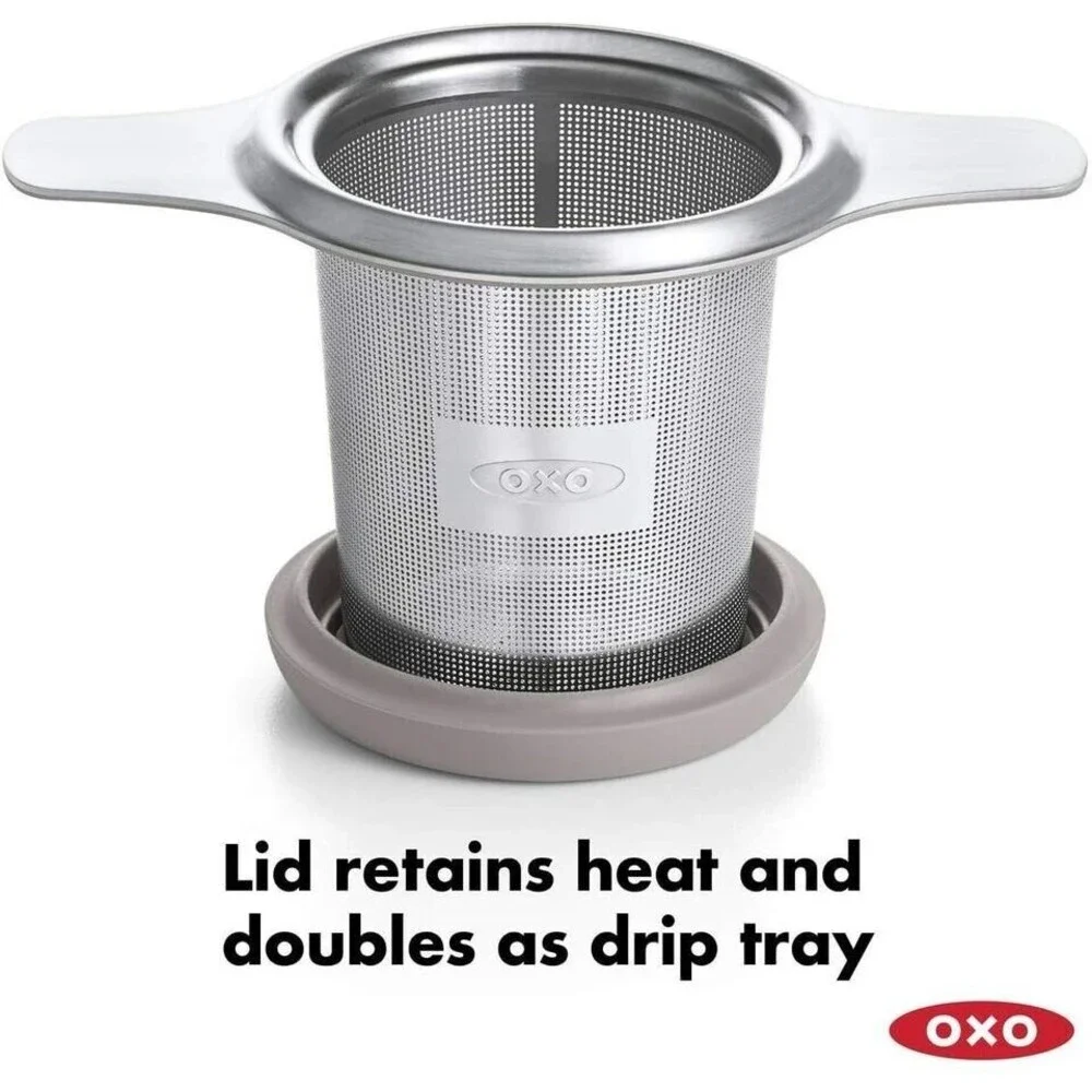 NEW Tea Infuser OXO Stainless Steel Brew Basket Dishwasher Safe LARGE